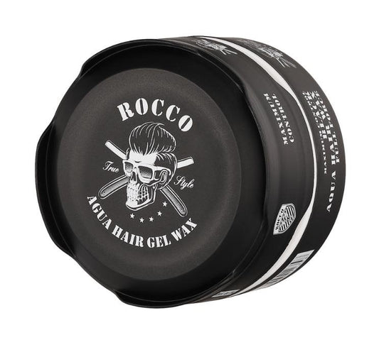 rocco cera gel aqua hair wax 200ml fuerte NEGRA