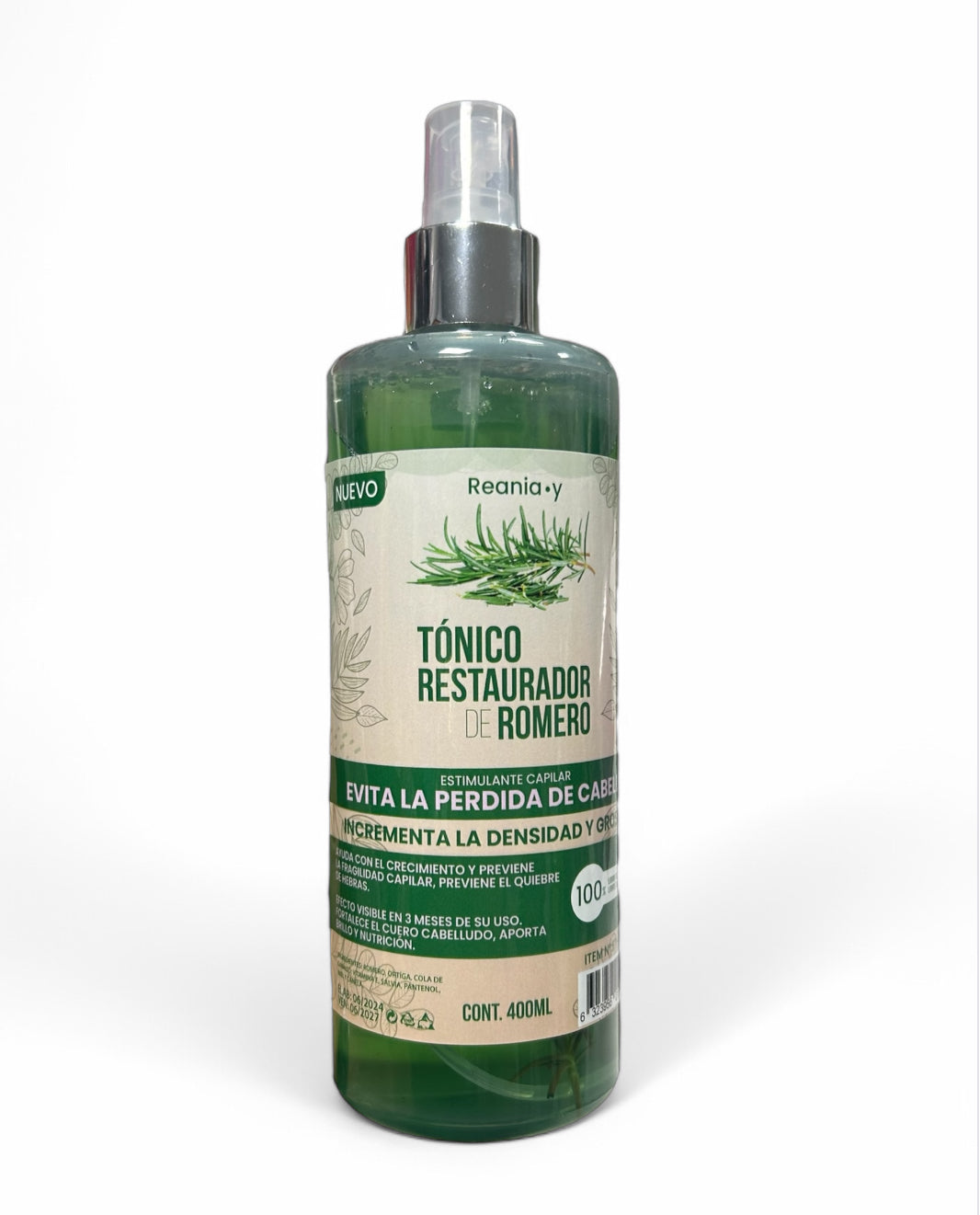 TONICO RESTAURADOR DE ROMERO 400ml. REANIA-Y
