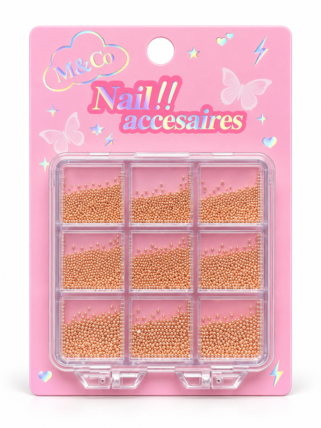 ACCESORIOS UÑAS MIX CAVIAR