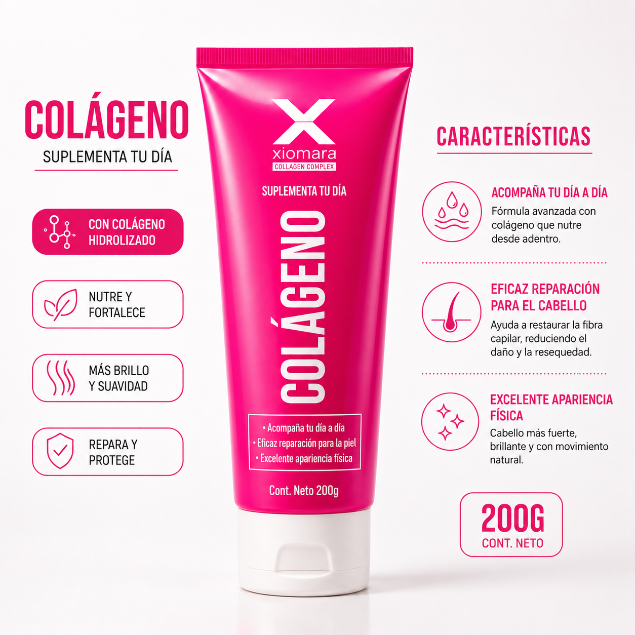 TRATAMIENTO CAPILAR CON COLAGENO XIOMARA 200gr