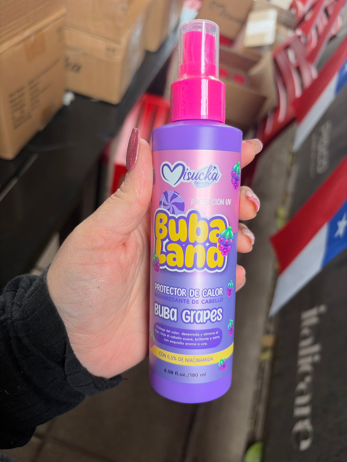 BUBA LAND PROTECTOR TERMICO & UV BUBA GRAPES 180ml