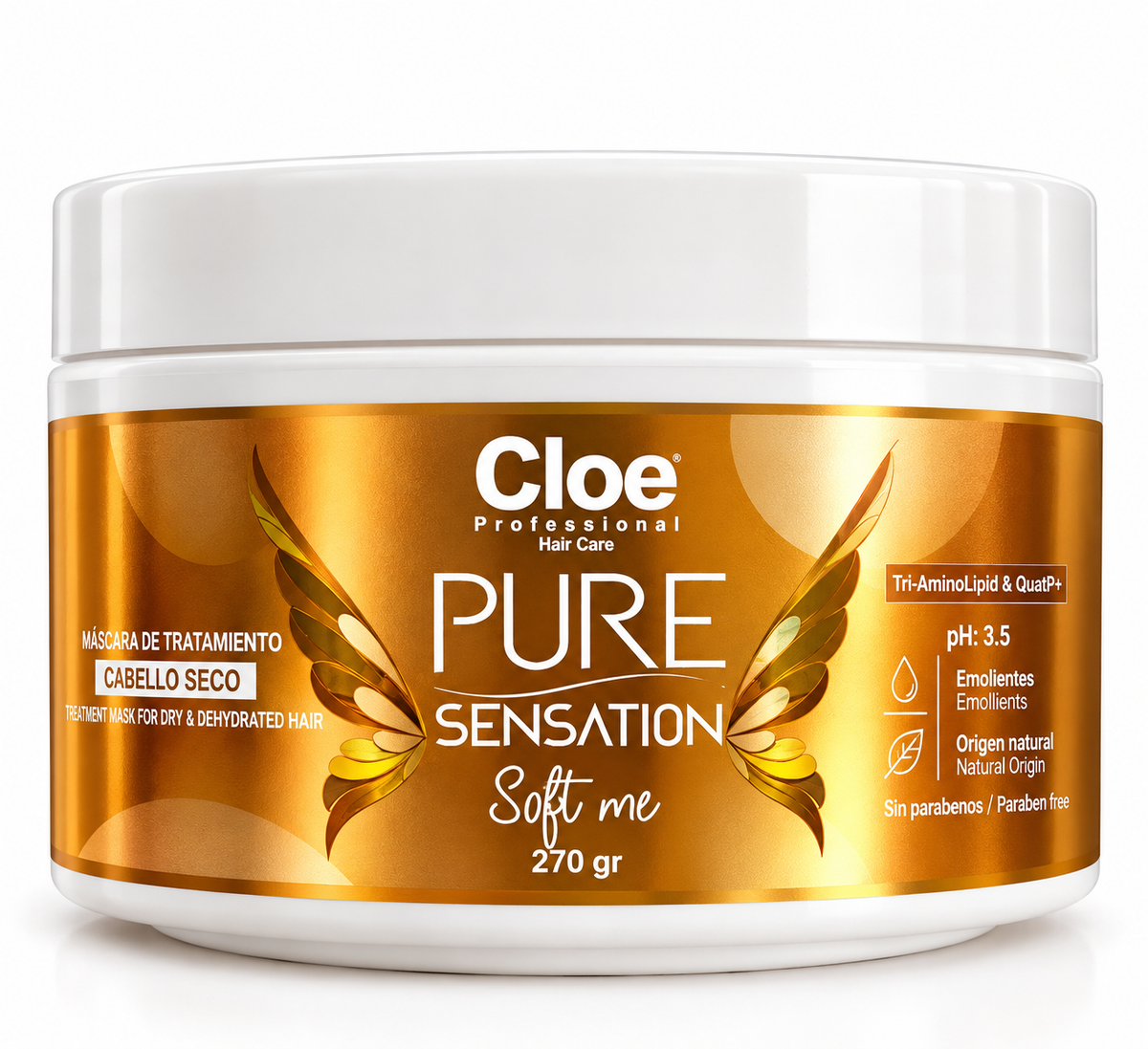 PURE SENSATION SOFT ME MASK 270gr. (Reparacion intensiva) Cloe