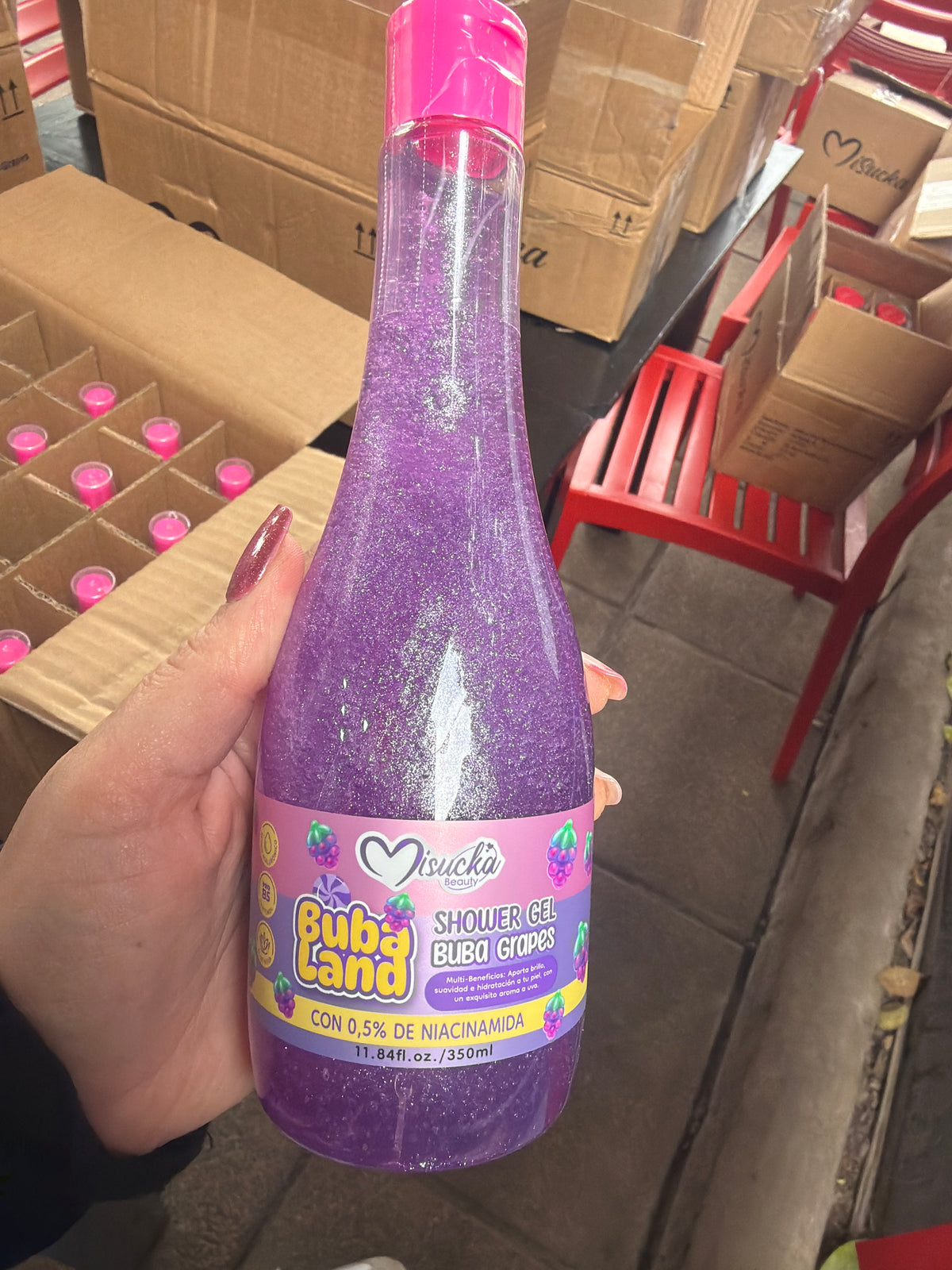BUBA LAND SHOWER GEL BUBA GRAPES 350ML