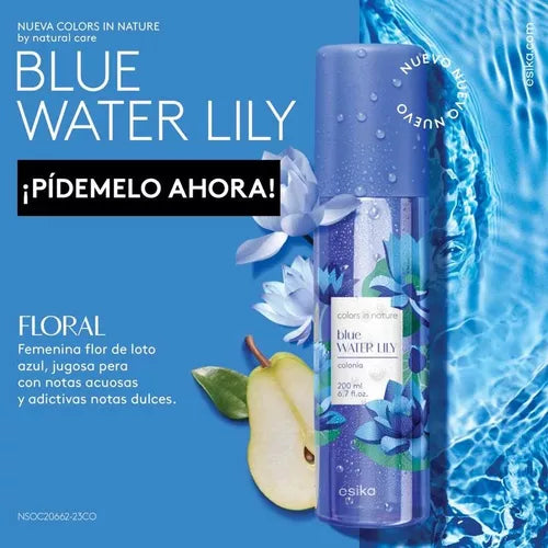 BODY MIST COLORS BLUE WATER LILY
