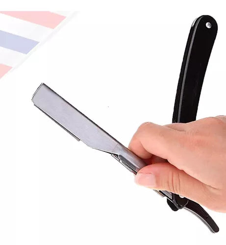 PORTA NAVAJA NEGRO PLASTICO