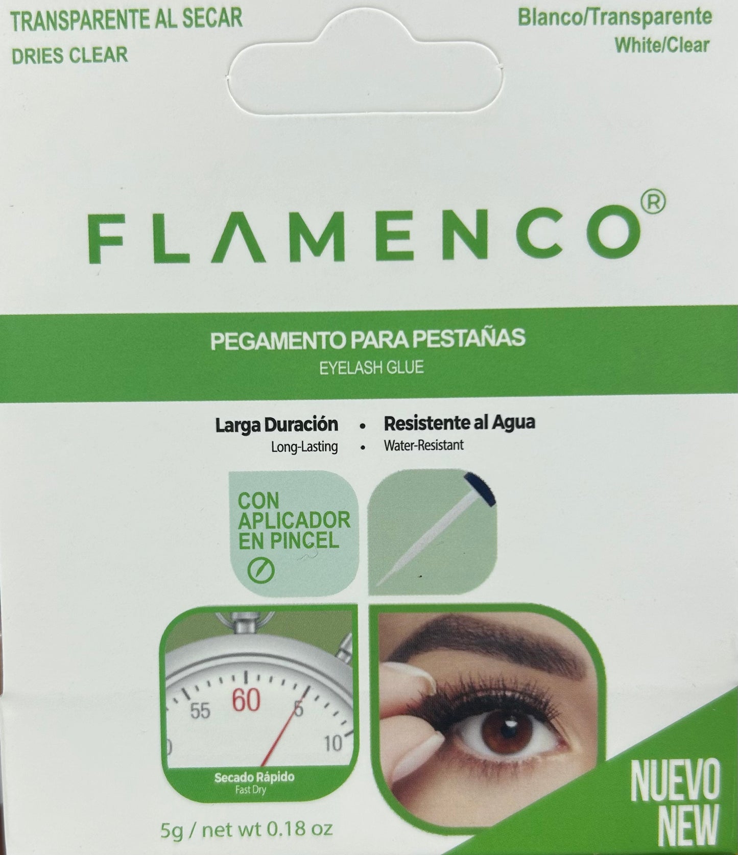 PEGAMENTO PARA PESTAÑAS TRANSPARENTE 5gr.