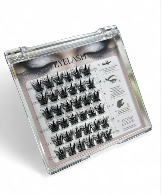 PESTAÑAS POR PUNTO CON PEGAMENTO PRESS ON