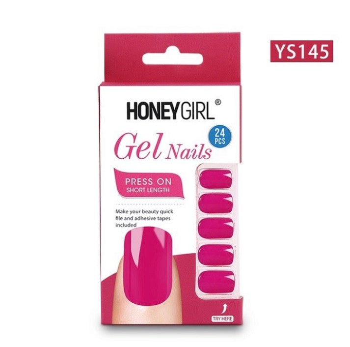 UÑAS PRESS ON 24pcs HONEY GIRL YS145