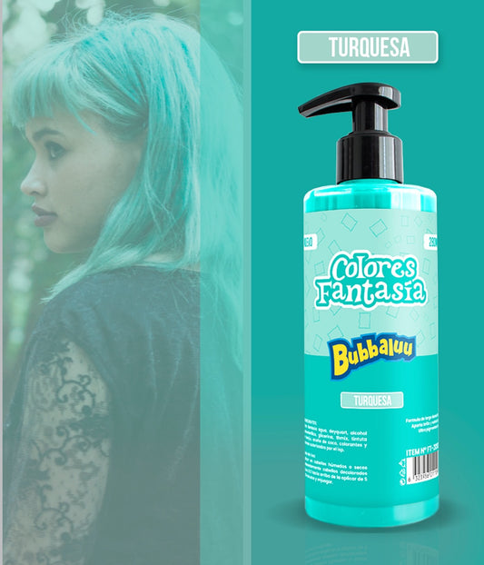 PIGMENTO FANTASÍA TURQUESA 250ml BUBBALUU