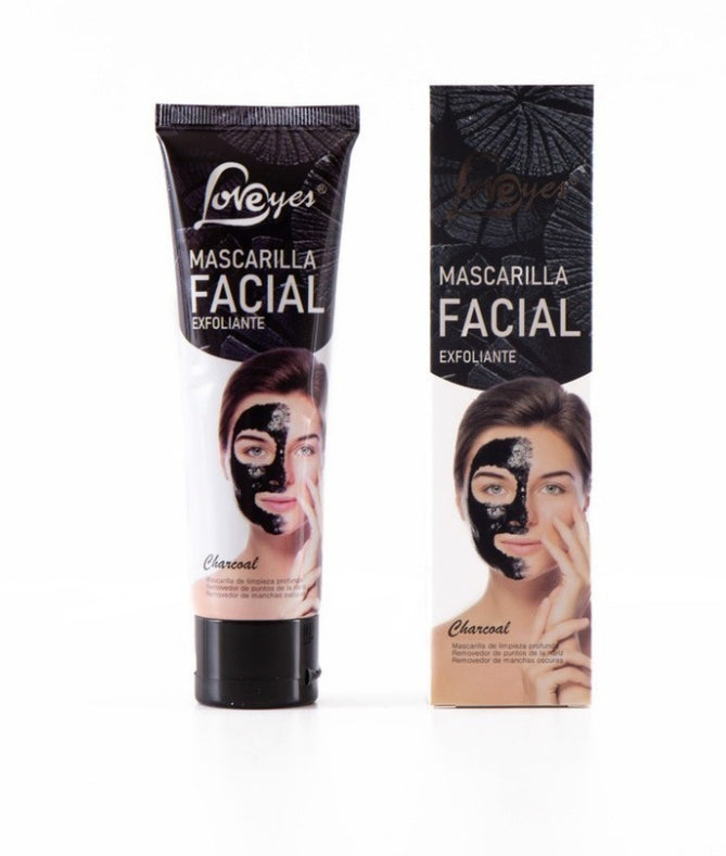 MASCARILLA FACIAL EXFOLIANTE NEGRA 100g. LOVEYES 1un.