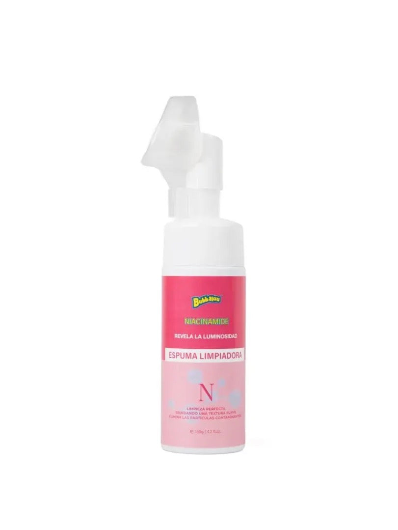 ESPUMA LIMPIADORA FACIAL 150gr NIACINAMIDE BUBBALUU