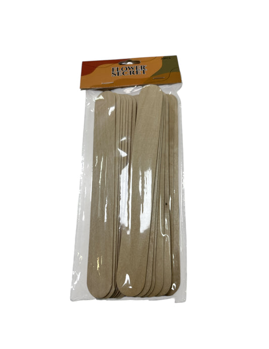 PALETA APLICADORA DE CERA GRANDE 20pcs.