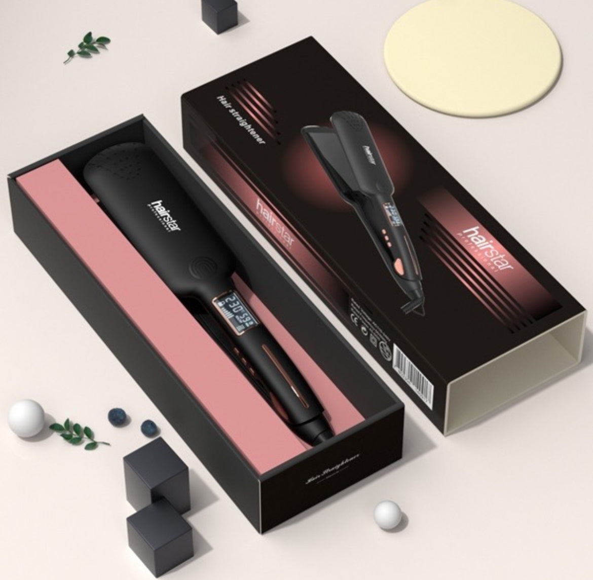 PLANCHA DE PELO HAIRSTAR CERAMIC IRON PANEL DIGITAL