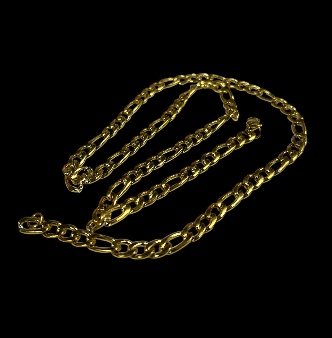 COLLAR ACERO DORADO 55cm 5mm