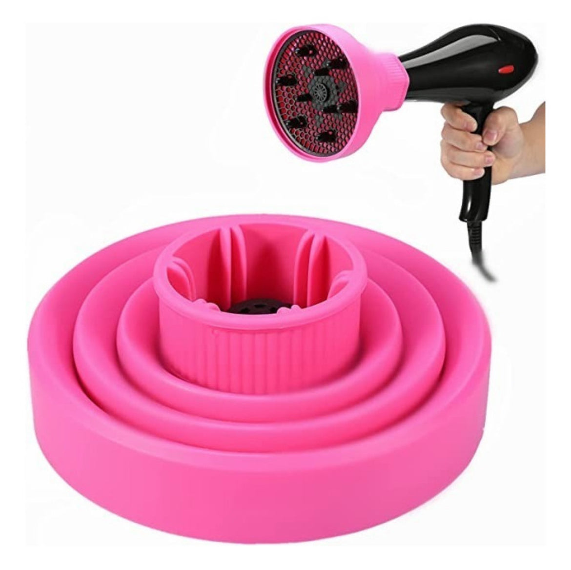 DIFUSOR SILICONA UNIVERSAL 1uni.(no incluye secador, color aleatorio)