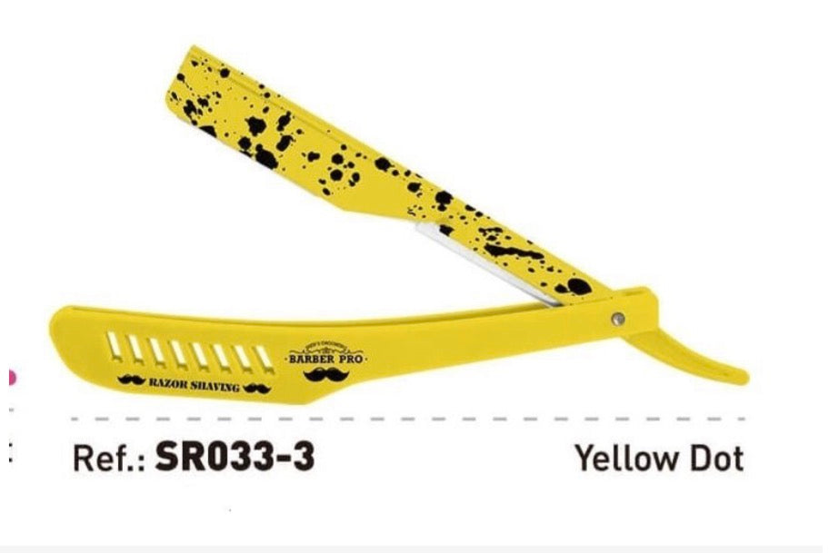 PORTA NAVAJA STYLANCE AMARILLO ACERO INOX