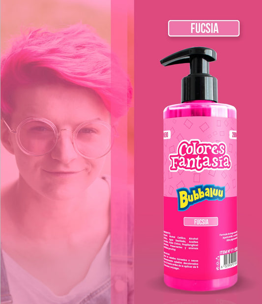 PIGMENTO FANTASIA FUCSIA BUBBALUU 250 ml