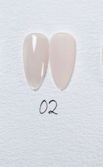 Nro 02 TRANSPARENTE NUDE ESMALTE PERMANENTE SWEET COLOR 15ml