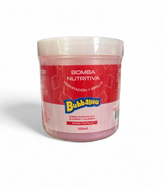 BOMBA NUTRITIVA 500ml BUBBALUU CON GLICERINA Y COLAGENO