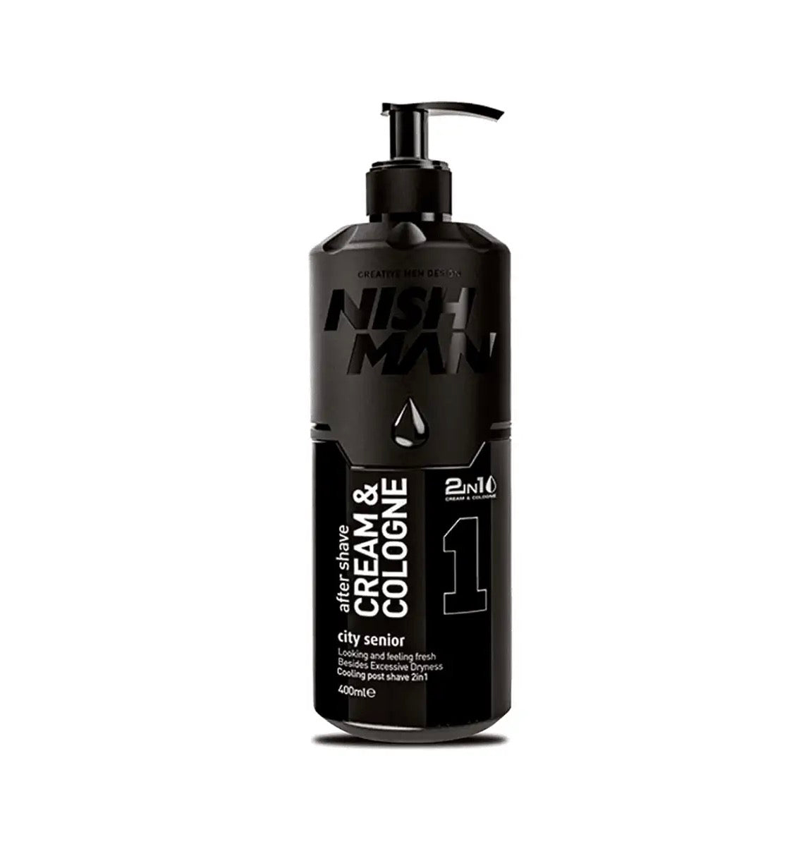 AFTER SHAVE CREAM & COLOGNE NISHMAN 400ml 1 CITY SENIOR
