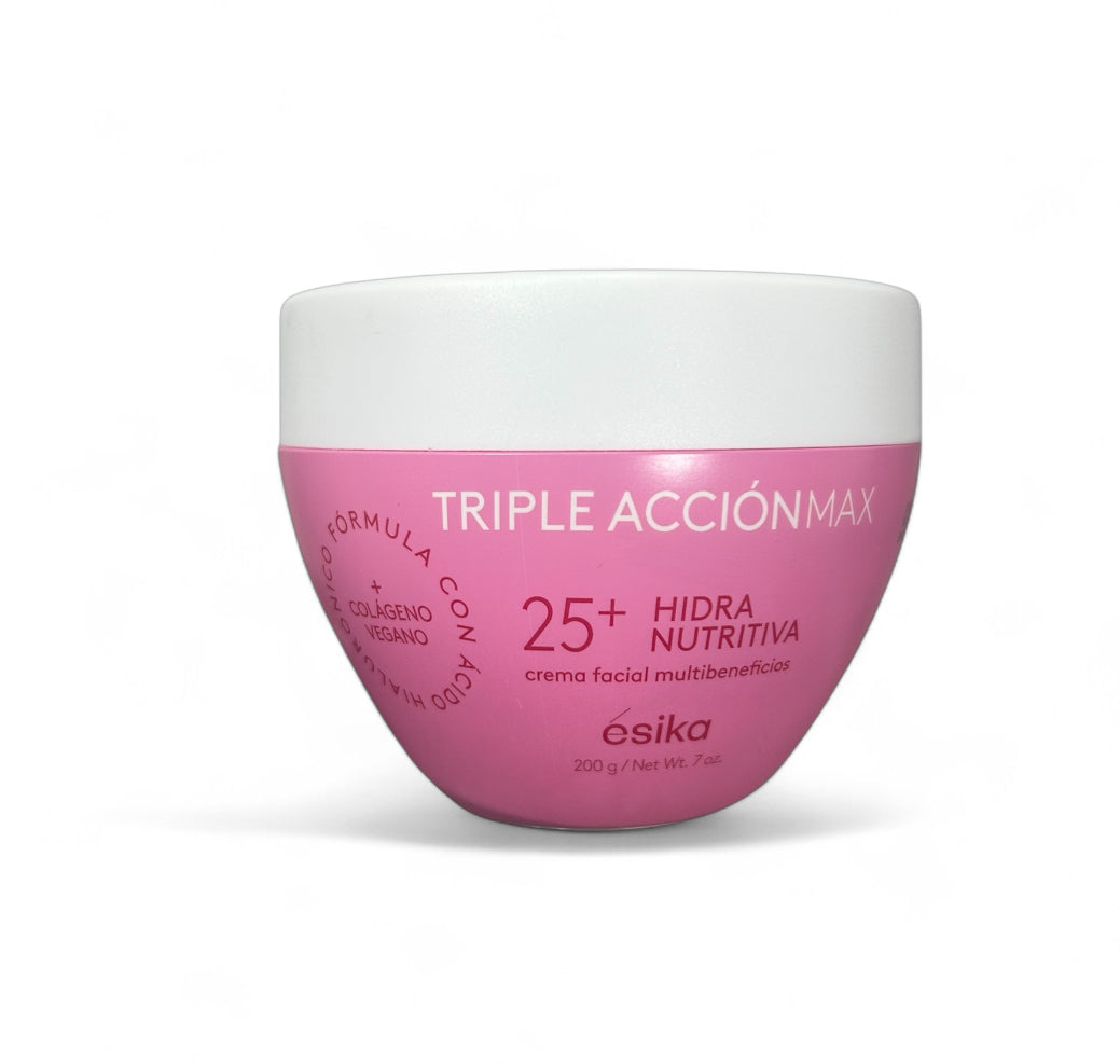 CREMA TRIPLE ACCION HIDRA NUTRITIVA 25+ 200gr.