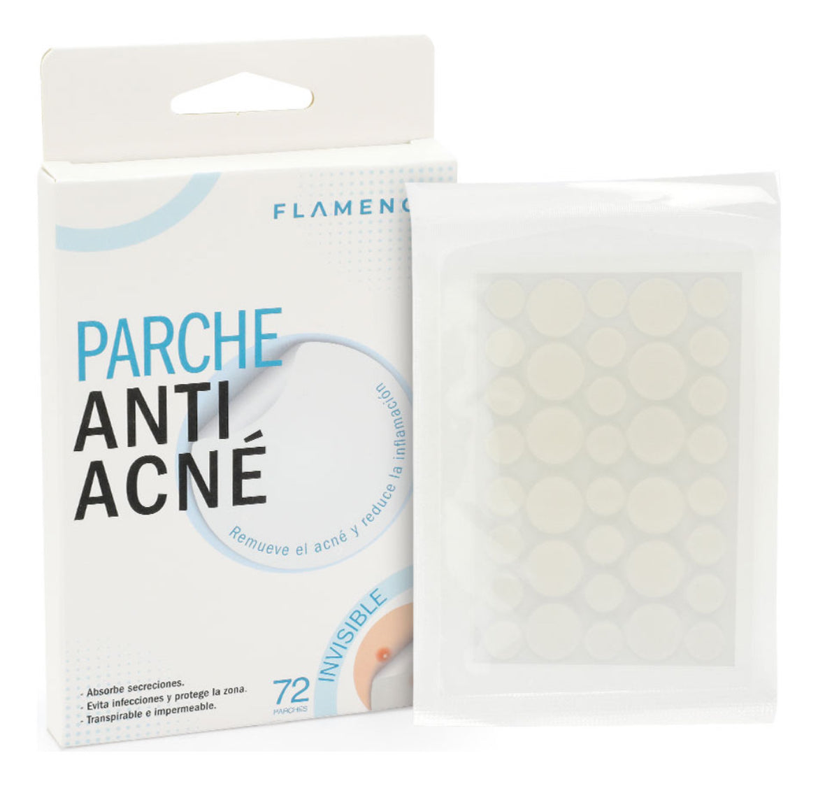 PARCHE ANTI GRANITOS 72uni HIDROCOLOIDE