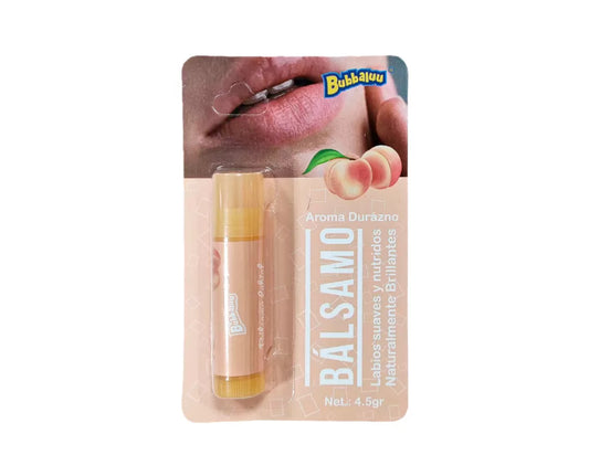BÁLSAMO LABIAL 4,5gr DURAZNO BUBBALUU