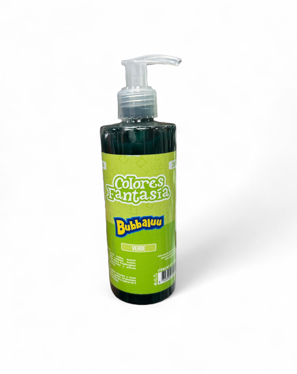 PIGMENTO FANTASÍA VERDE BUBBALUU 250ml
