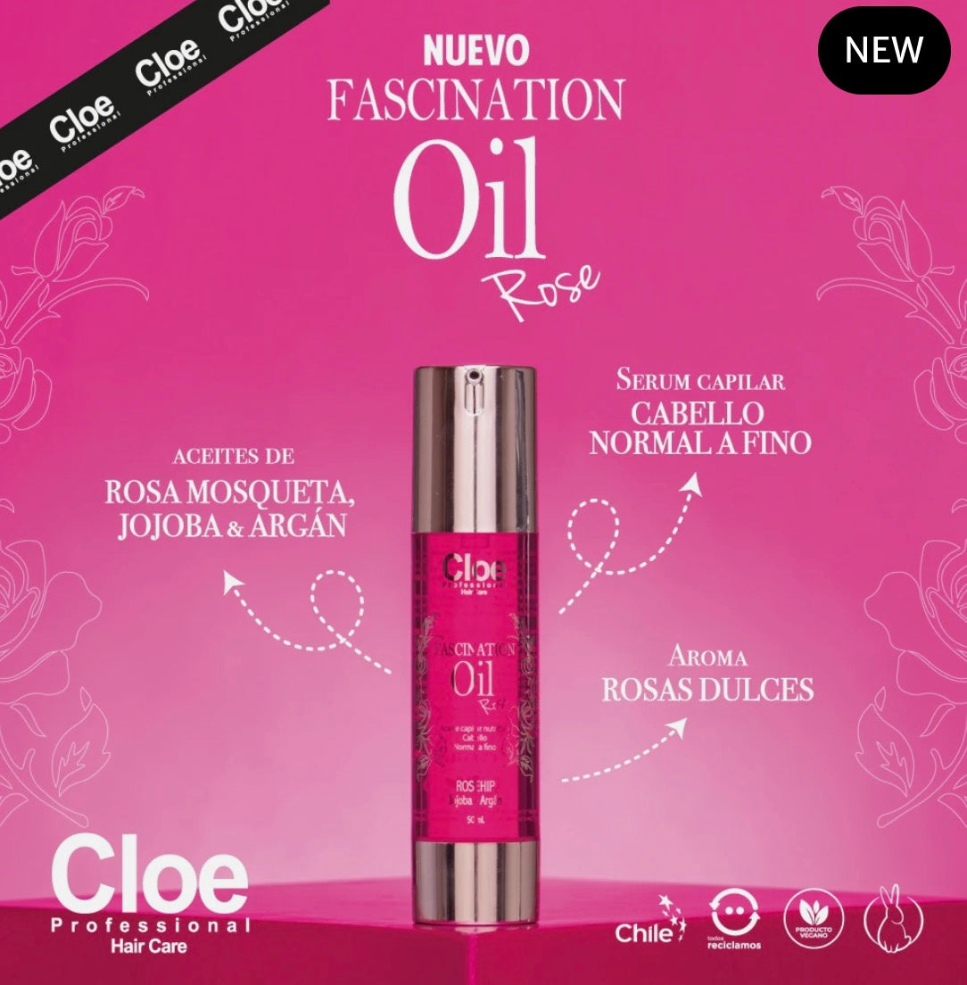 FASCINATION OIL ROSE 50ml. ACEITE CAPILAR NUTRITIVO CLOE