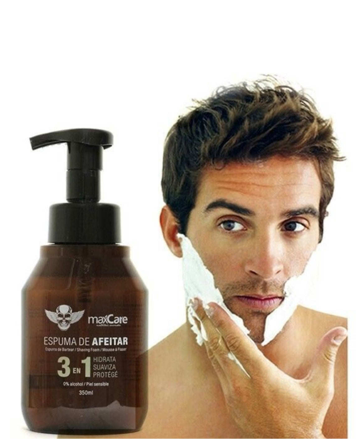 MAXCARE ESPUMA DE AFEITAR 350ml.