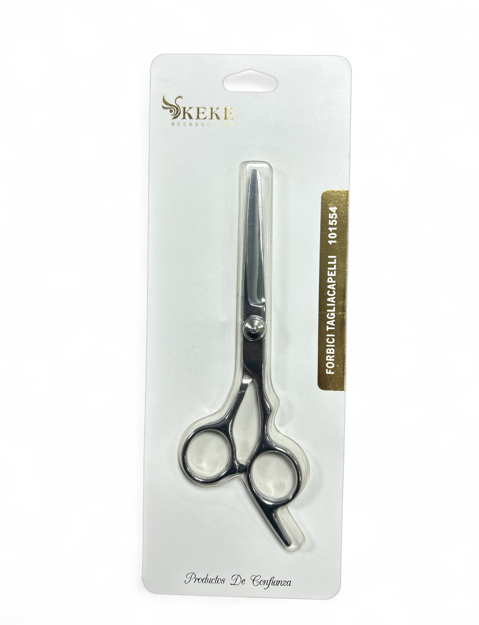 TIJERA FILO NAVAJA 6” ACERO SILVER