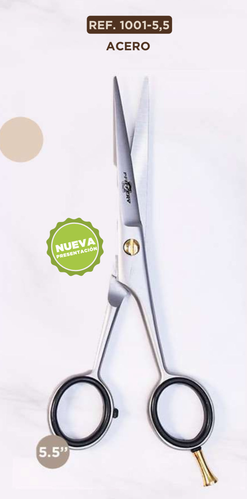 TIJERA MICRODENTADA ACERO PAKISTANÍ 5.5” PFIFFERY