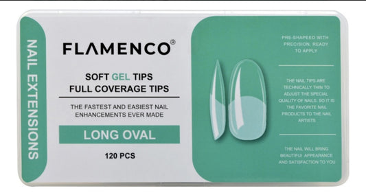 UÑAS SOFT GEL TIPS (LONG OVAL) 240pcs