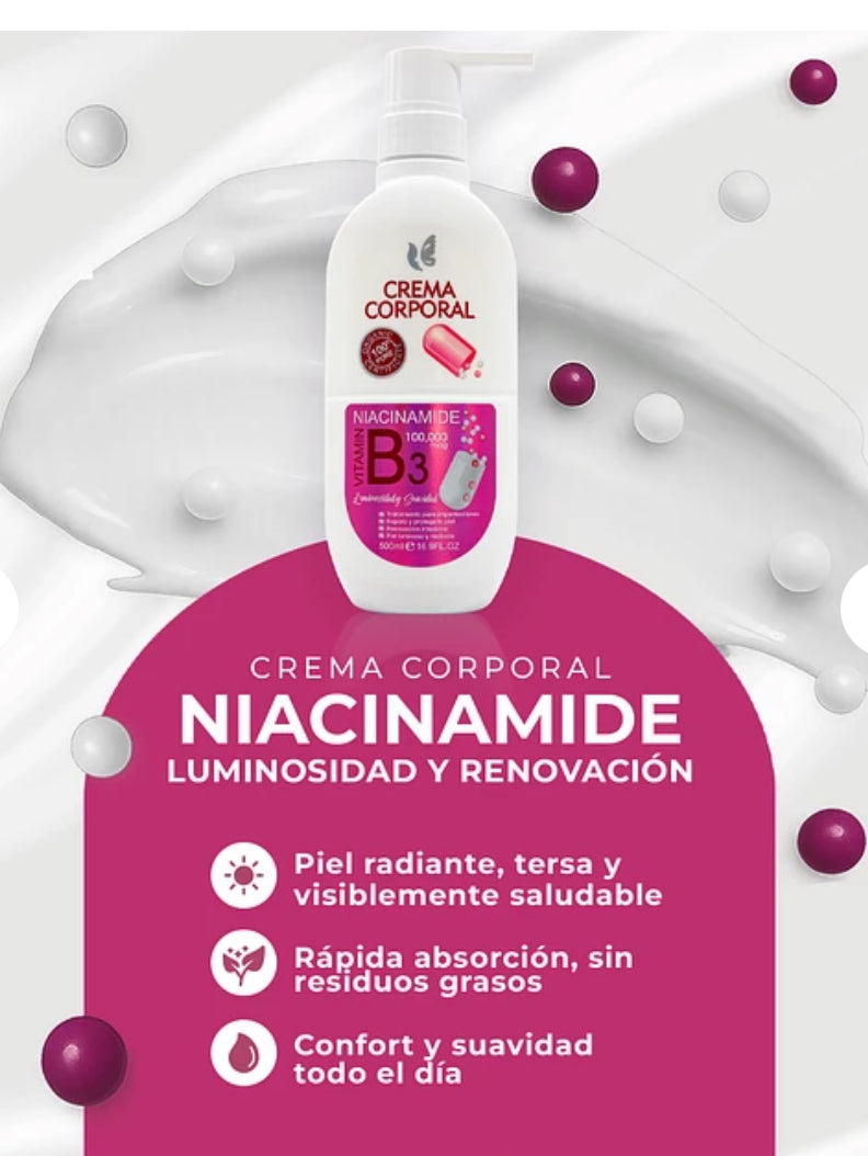 CREMA CORPORAL DE VITAMINA B3