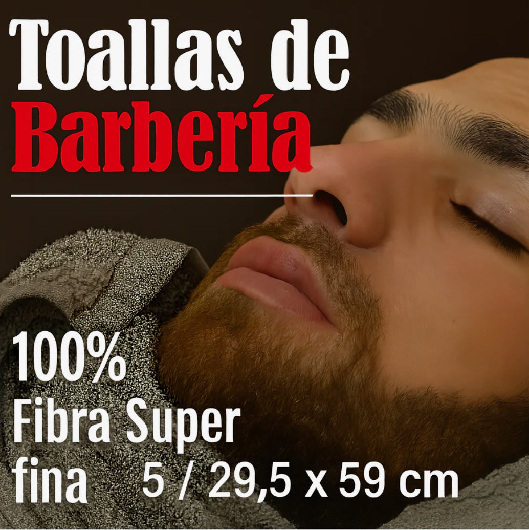 TOALLA BARBERÍA 5Pcs