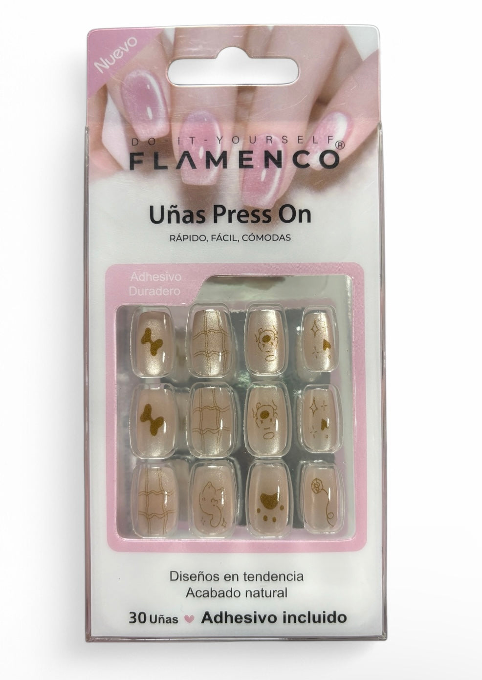 uñas press on 8850-04