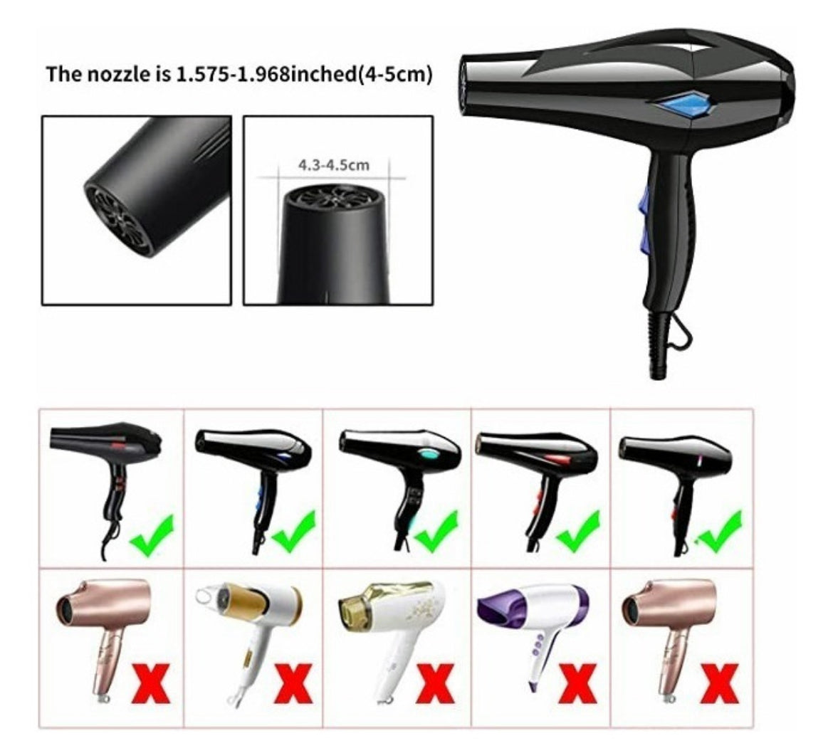 DIFUSOR SILICONA UNIVERSAL 1uni.(no incluye secador, color aleatorio)