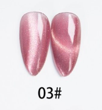 Nro 03 FLASH SILVER ESMALTE OJO DE GATO SWEET COLOR 15ml