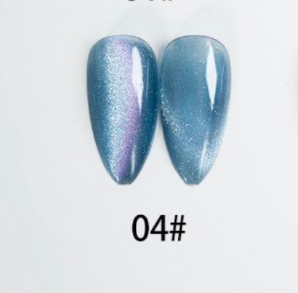 Nro 04 FLASH SILVER ESMALTE OJO DE GATO SWEET COLOR 15ml