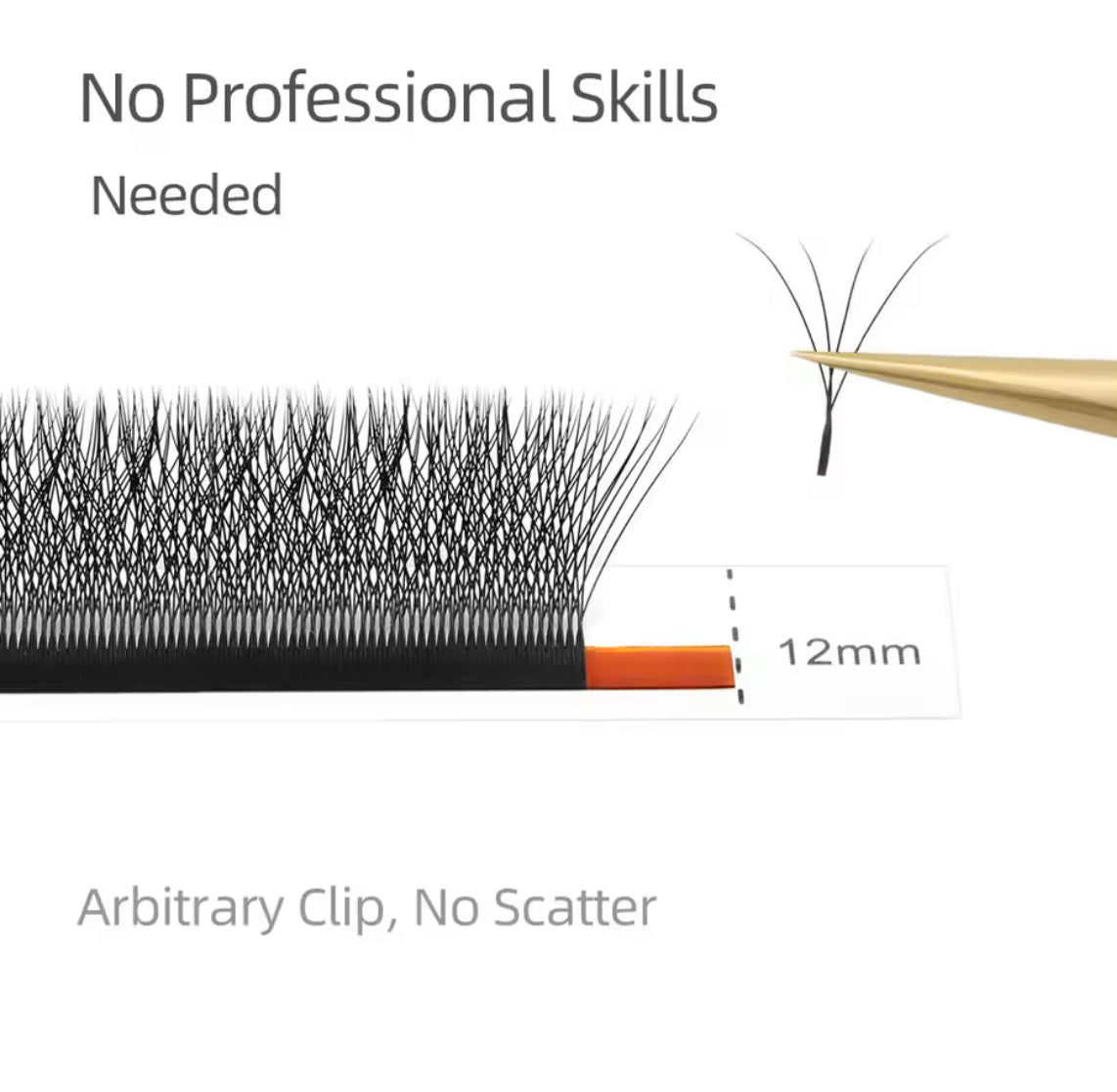 PESTAÑAS PELO A PELO 14MM 0.07D TEC 4D
