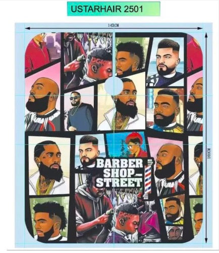 CAPA BARBERÍA REFORZADA 170cmx143cm
