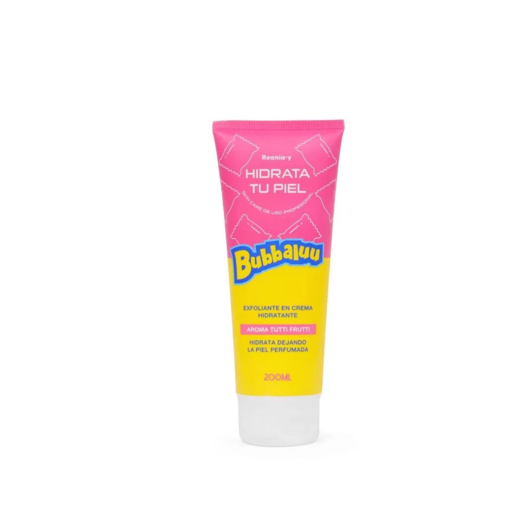 EXFOLIANTE EN CREMA HIDRATANTA (TUTTIFRUTTI) 200ml BUBBALUU