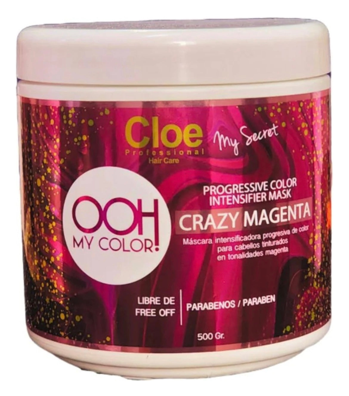 OOH MY COLOR CRAZY MAGENTA MASK 500gr.