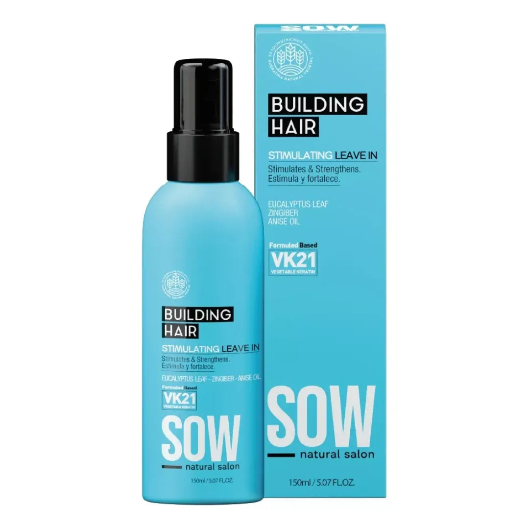 BUILDING HAIR SOW 150ml STIMULATING LEAVE IN