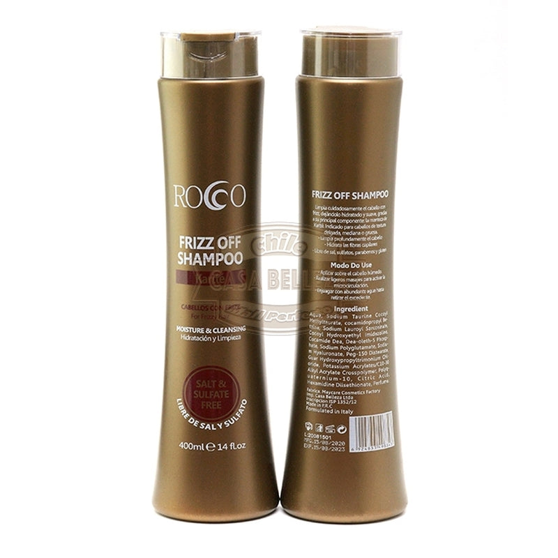 ROCCO SHAMPOO FRIZZ OFF SIN SAL 400ML