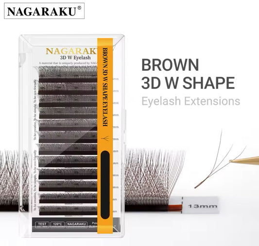 PESTAÑAS PELO A PELO 14MM  0.07D TEC 3D CAFÉ