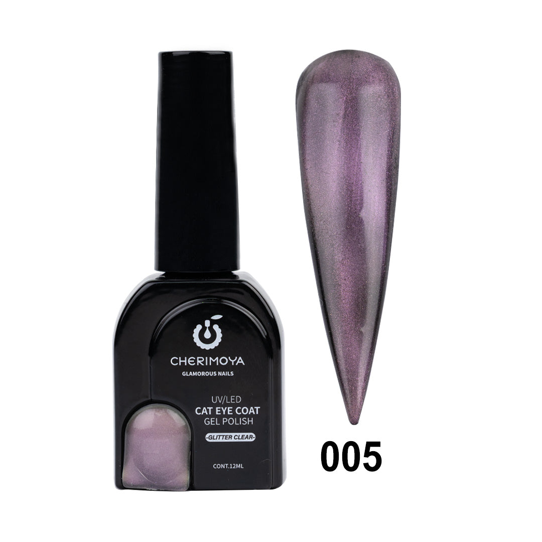 ESMALTE OJO DE GATO GLITTER CLEAR 005 12ml