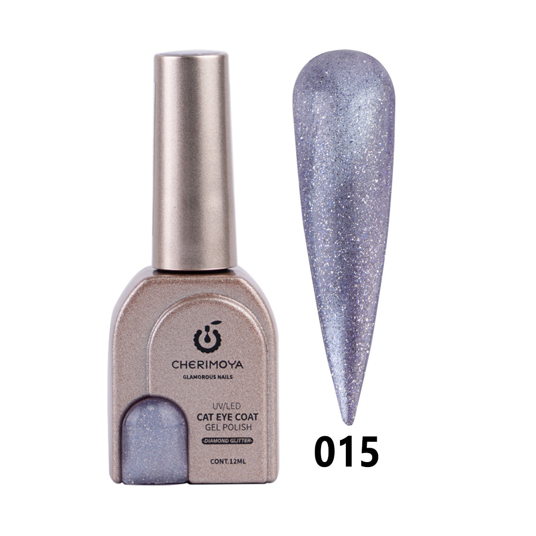 ESMALTE OJO DE GATO 072-005-015 DIAMOND GLITTER 12ml