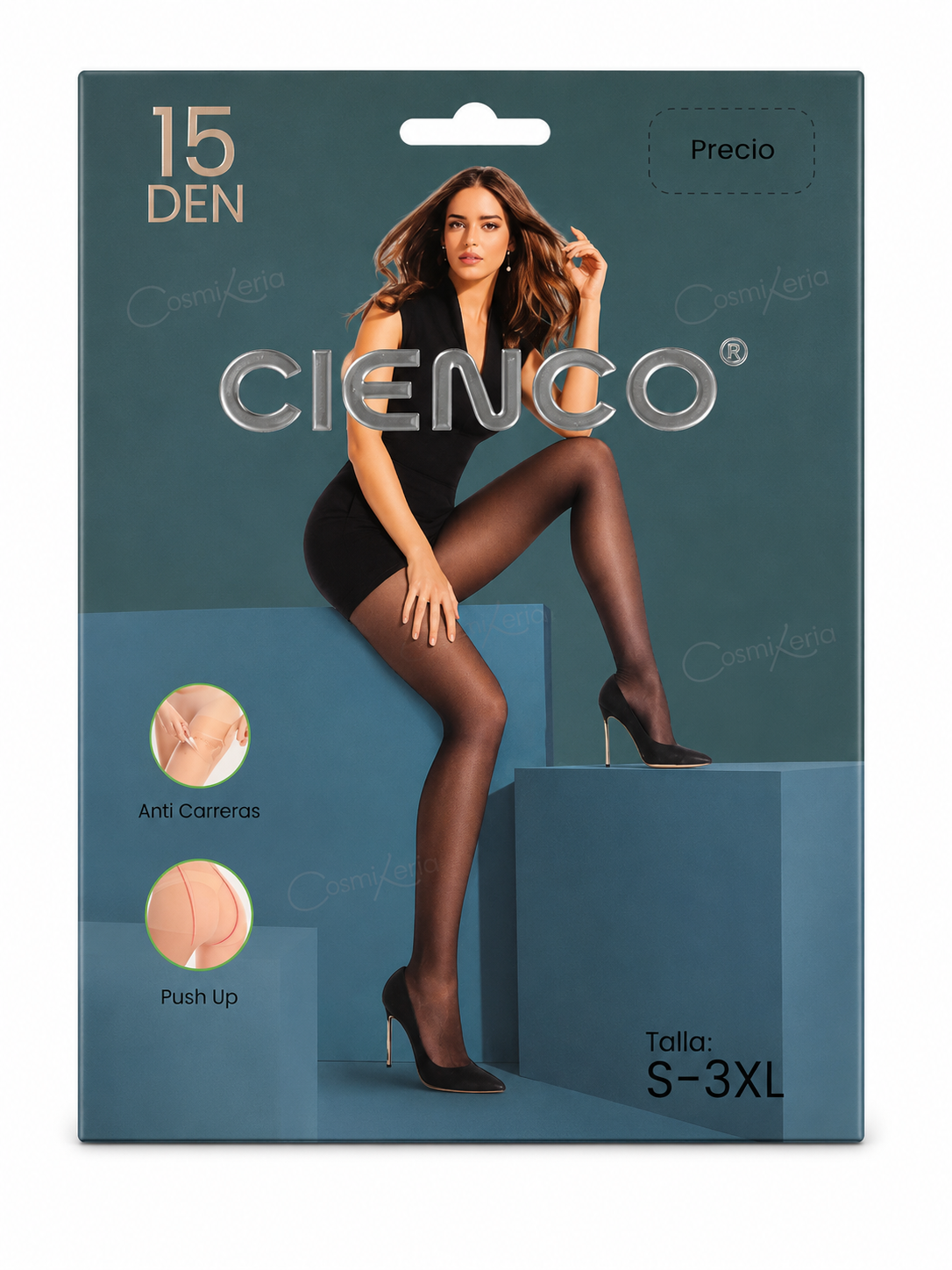 Pantys negras clasicas S - 3xL