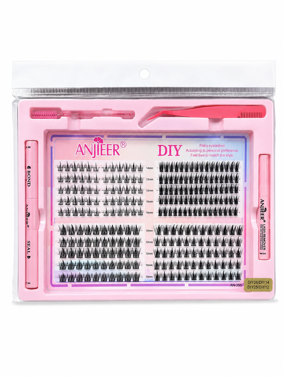 PACK PESTAÑAS DIY 12-14-25-26